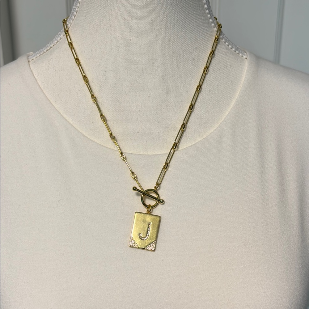 Common James Initial Pendant - image 1